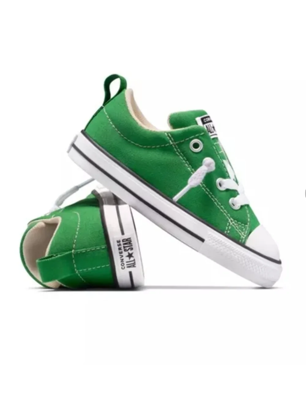 Converse Kids' Street Ox Low Top Sneakers Green Size 5T